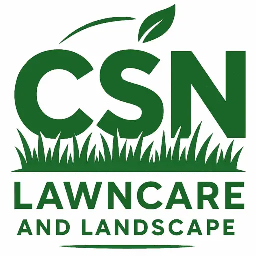 : CSN Lawncare and Landscape logo (primary green mark)